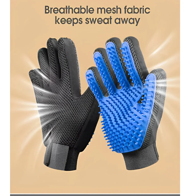 Pet Grooming Glove for Dogs and Cats