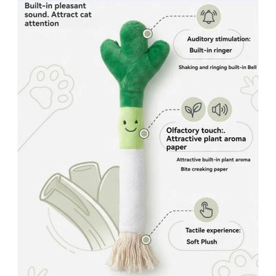 Squeaky Plush Spring Onion Toy
