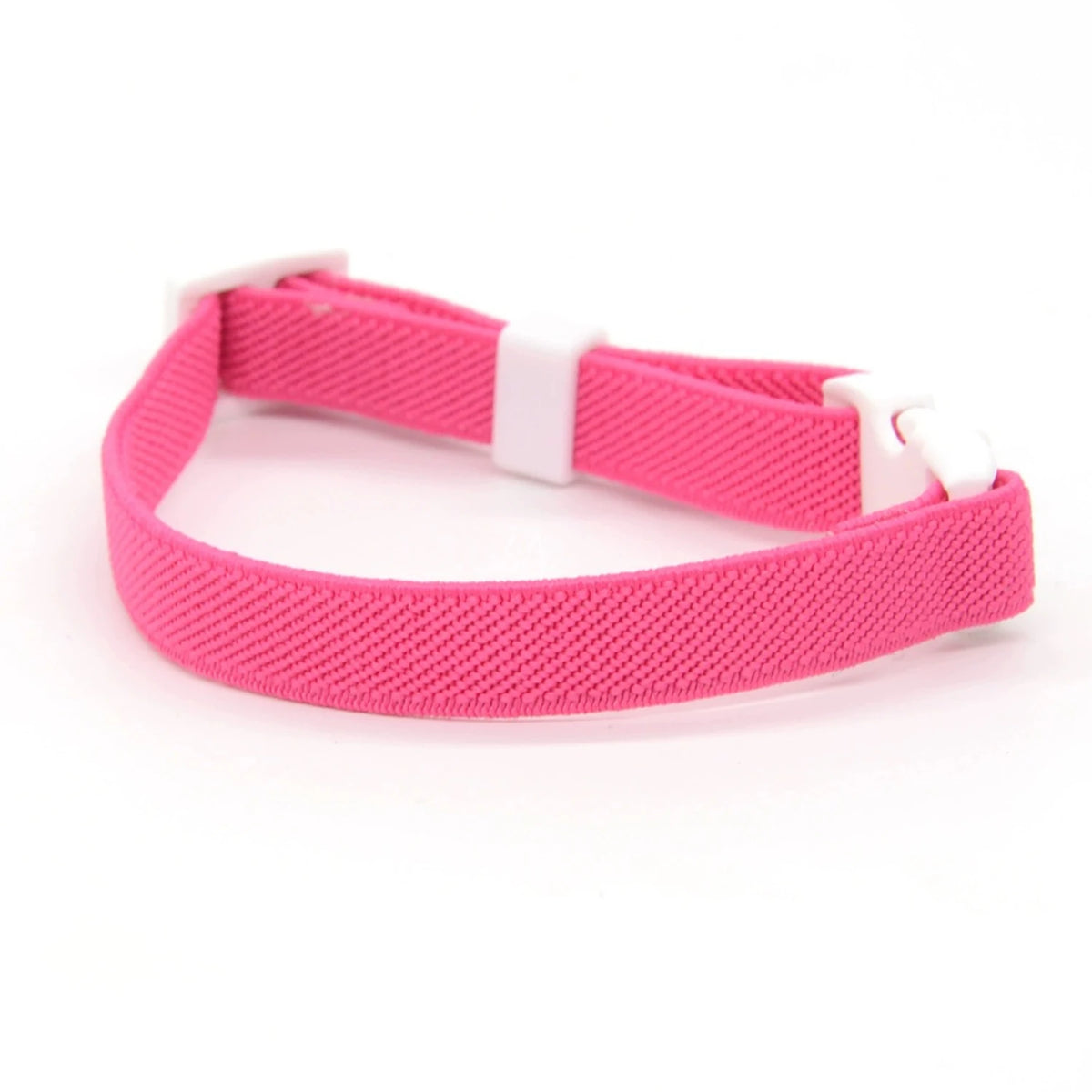 Stretchy Elastic Safety Collar for Cats - Rose Red / L (25 to 30 cm)