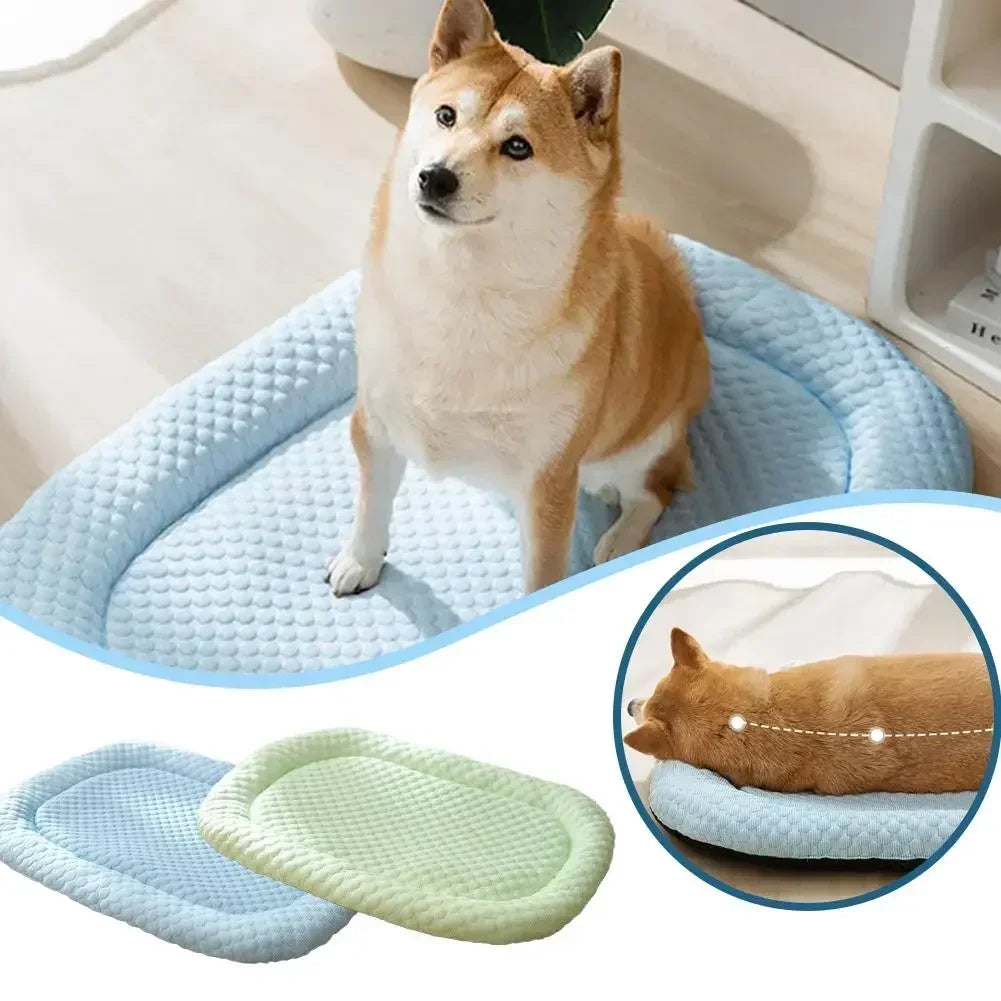 Cooling Pet Bed, Ice Silk