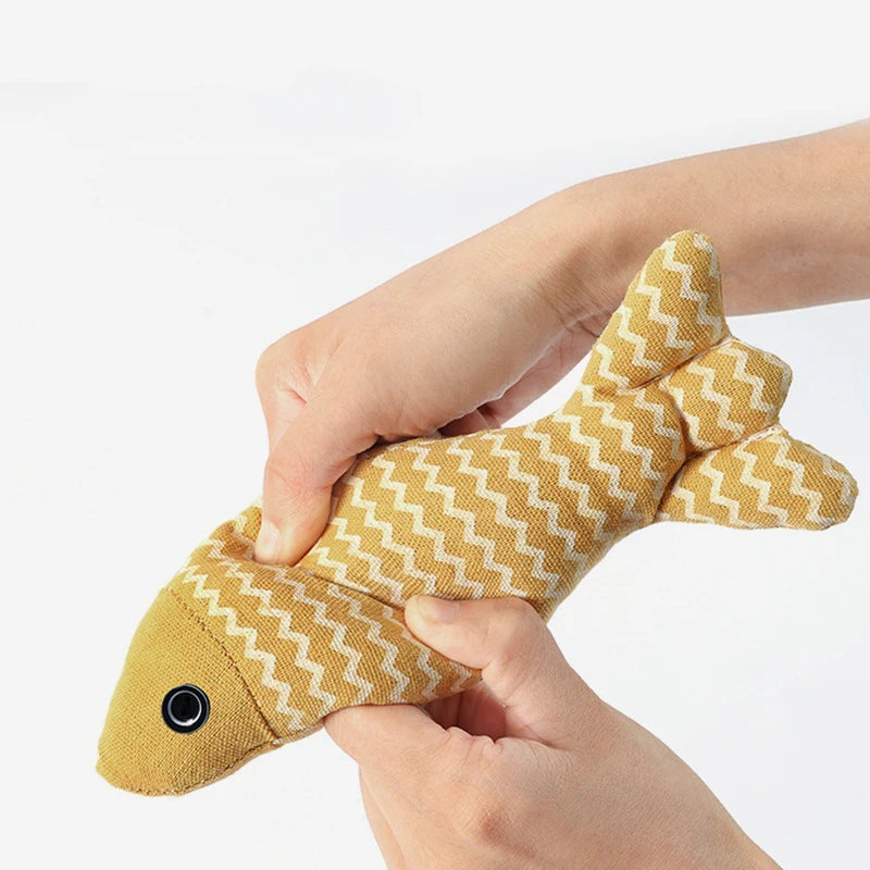 Plush Fish Kicker Cat Toy