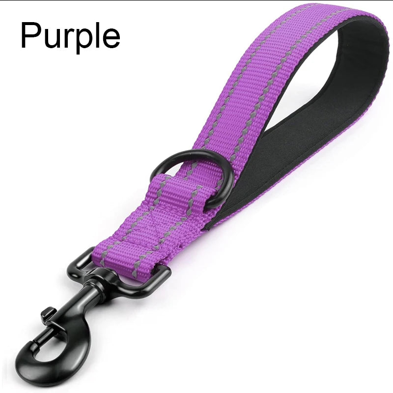 Short Traffic Lead for Dogs - Purple / S