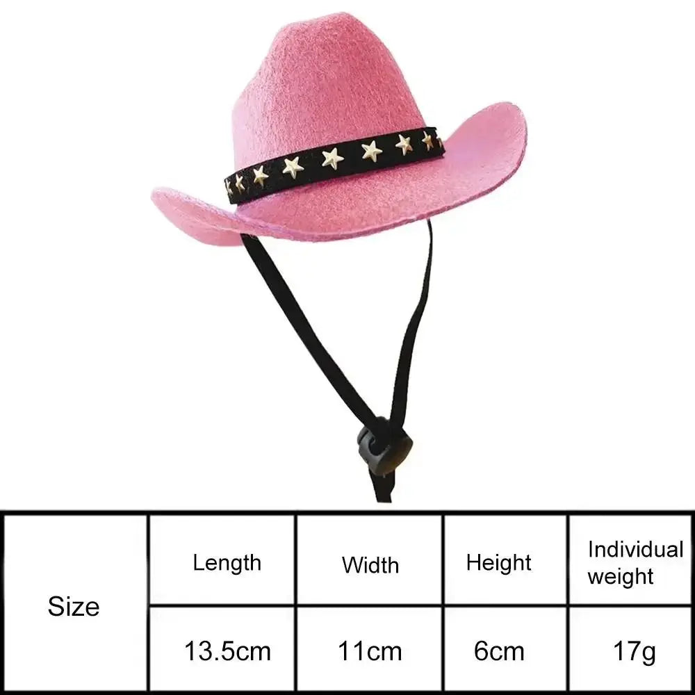 Cowboy Hat for Cats and Small Dogs