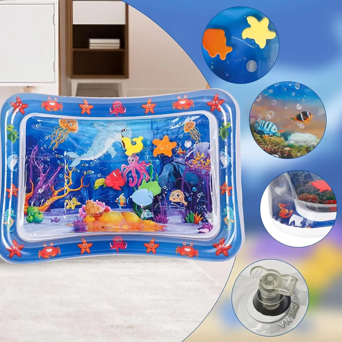 Water Sensory Play Mat for Cats