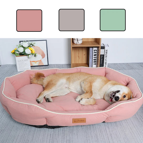 Sofa-Style Dog Bed with Raised Sides