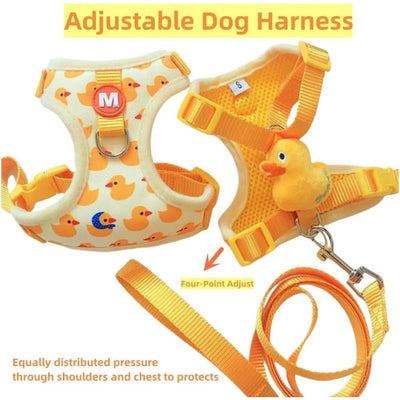 Soft Mesh Harness and Lead Set for Tiny Dogs