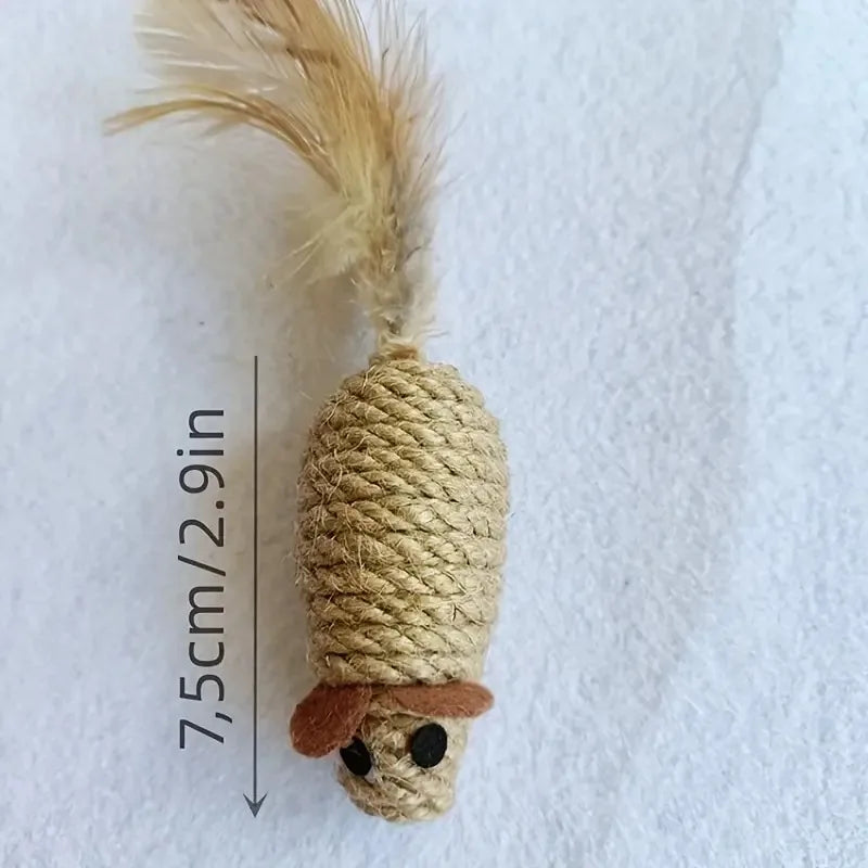 Sisal Mouse Cat Toy