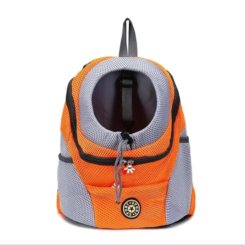 Front Pack Dog Carrier Backpack - Orange / S