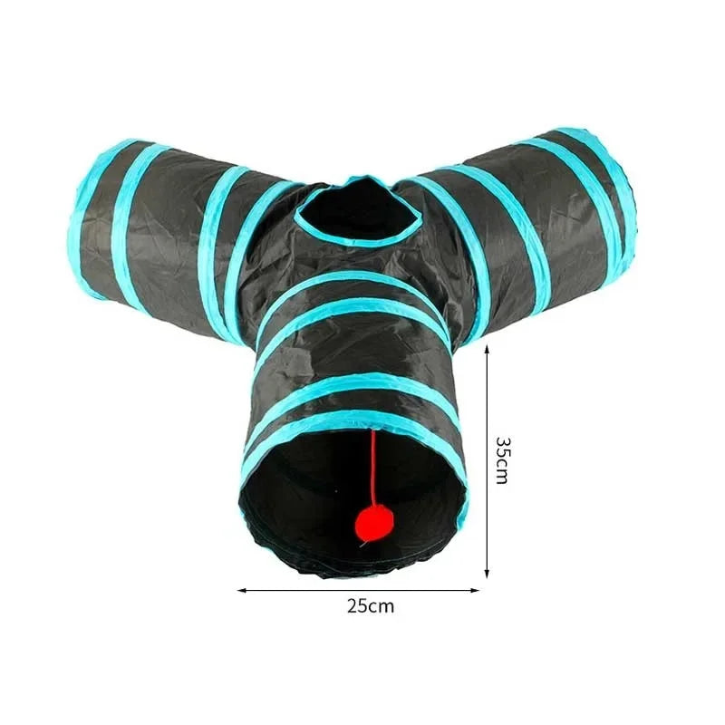 Pop-Up Cat Tunnel, Many Shapes - Y-shape