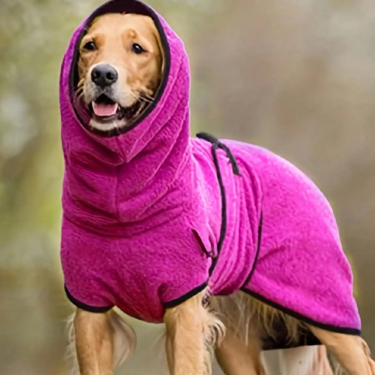 Fleece Snood Jumper for Greyhounds and Whippets - Pink / M