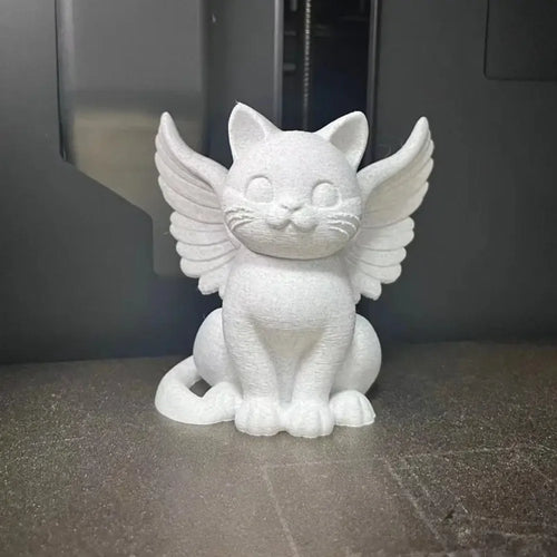 Angel Cat Memorial Statue