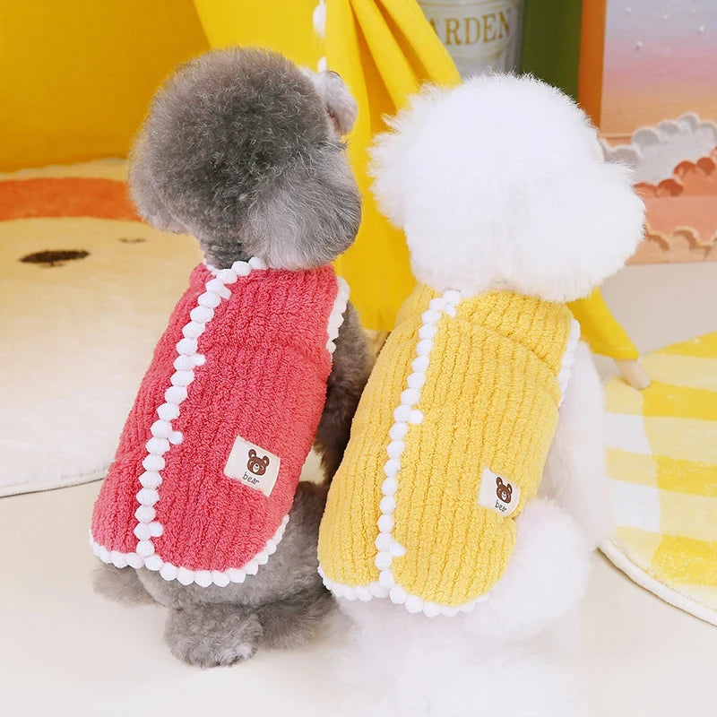 Fleece Teddy Coat for Small Dogs