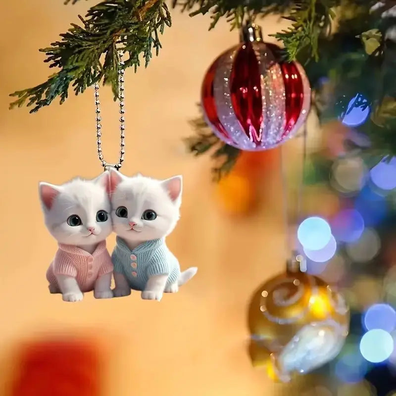 Hanging Cat Ornament