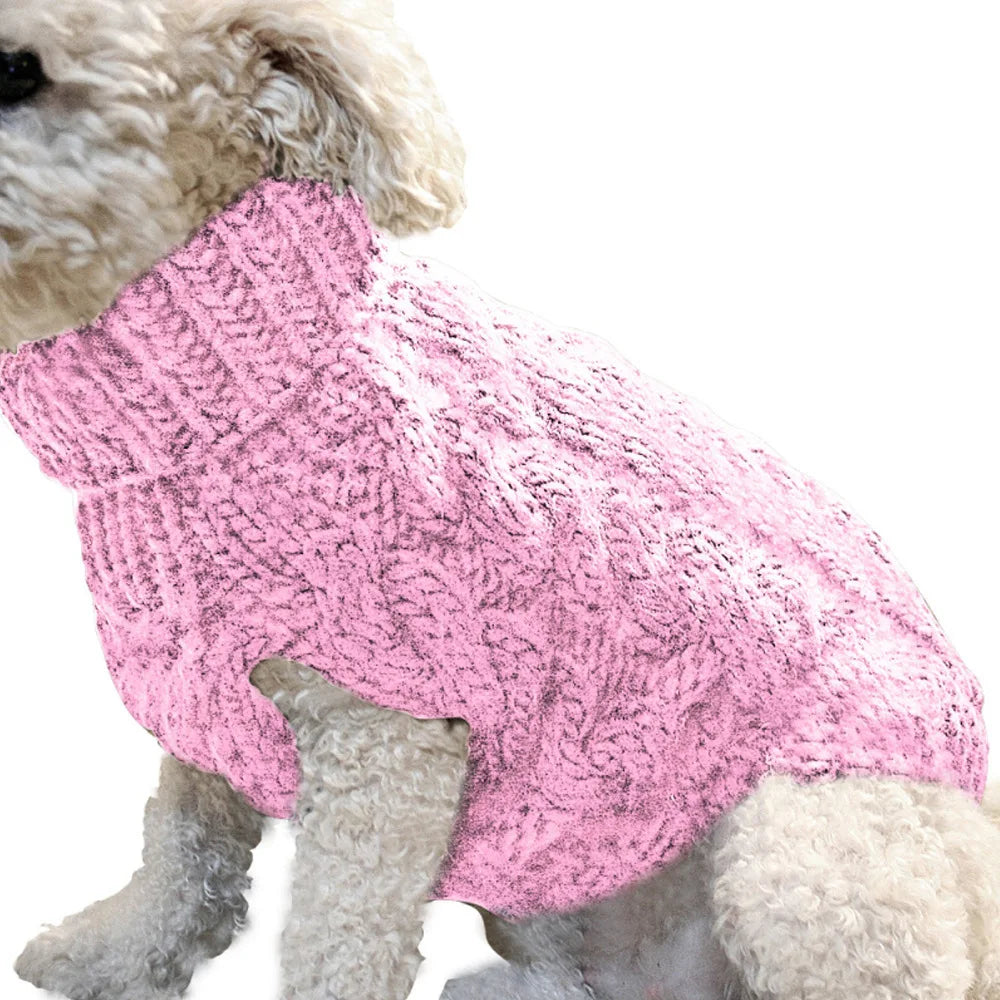 Cable Knit Jumper for Small Dogs