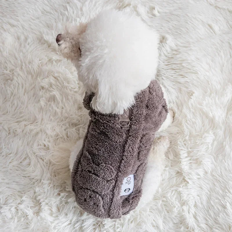 Soft Fleece Pullover for Small Dogs - Grey / XS