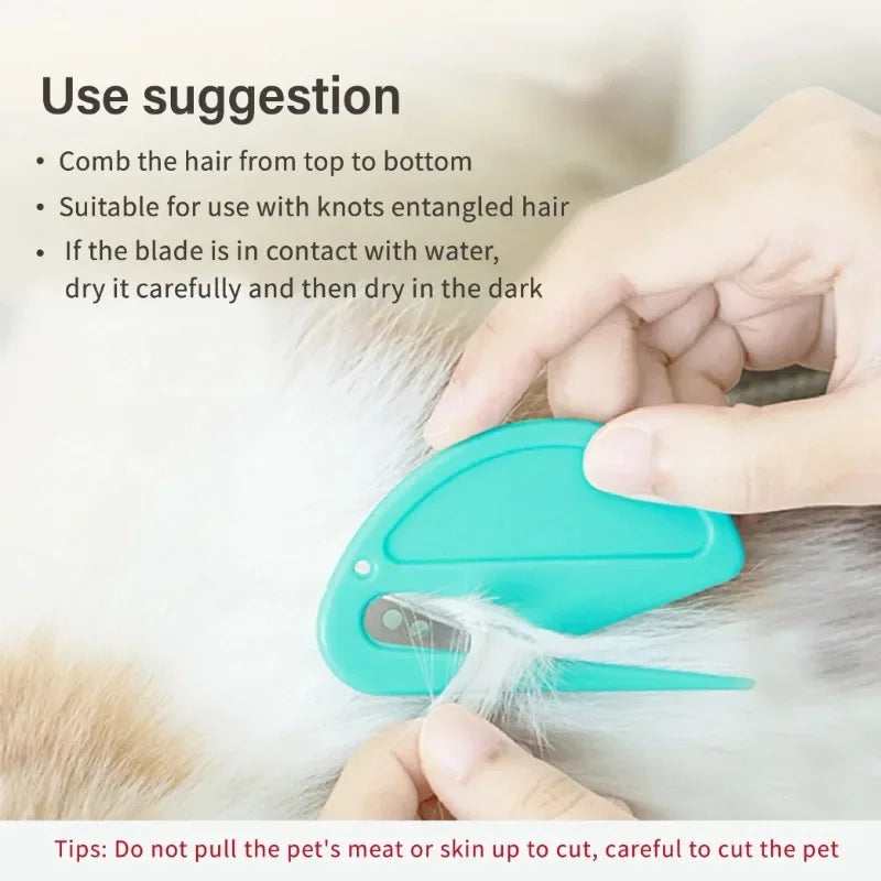 Pet Knot Cutter for Tangles and Mats