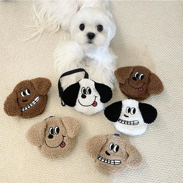 Plush Puppy Poop Bag Holder