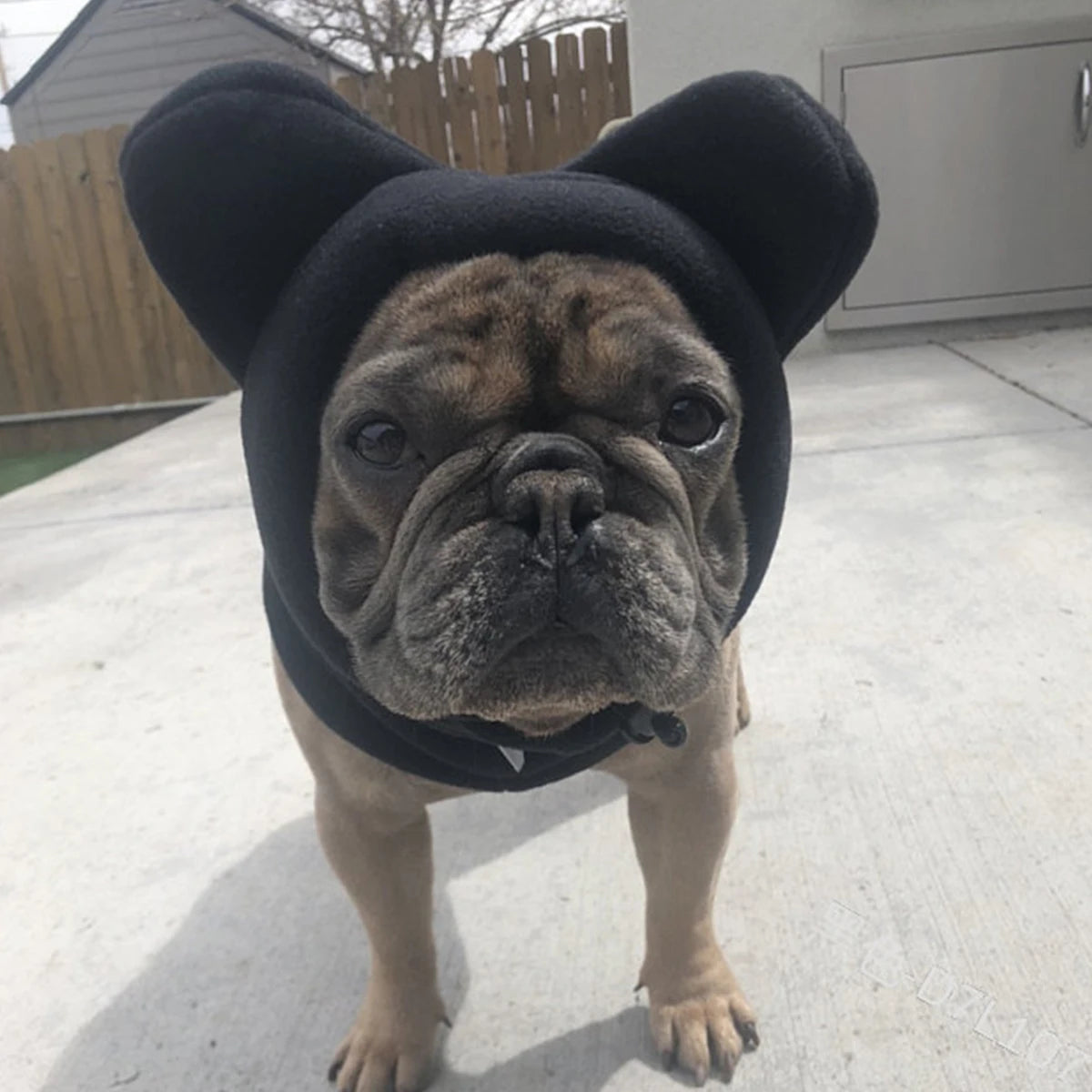 Fleece Snood Hat with Ears