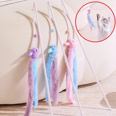 Fluffy Tassel Cat Wand
