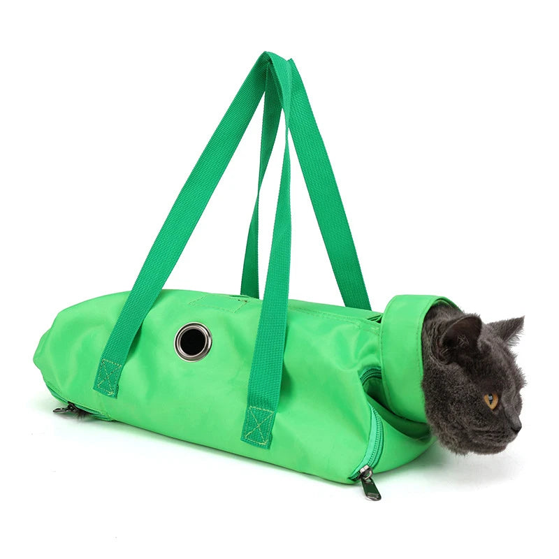 Cat Grooming and Restraint Bag