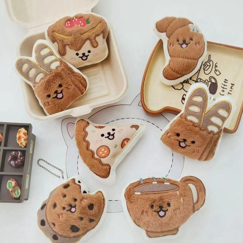 Squeaky Plush Cake and Coffee Cup Dog Toy