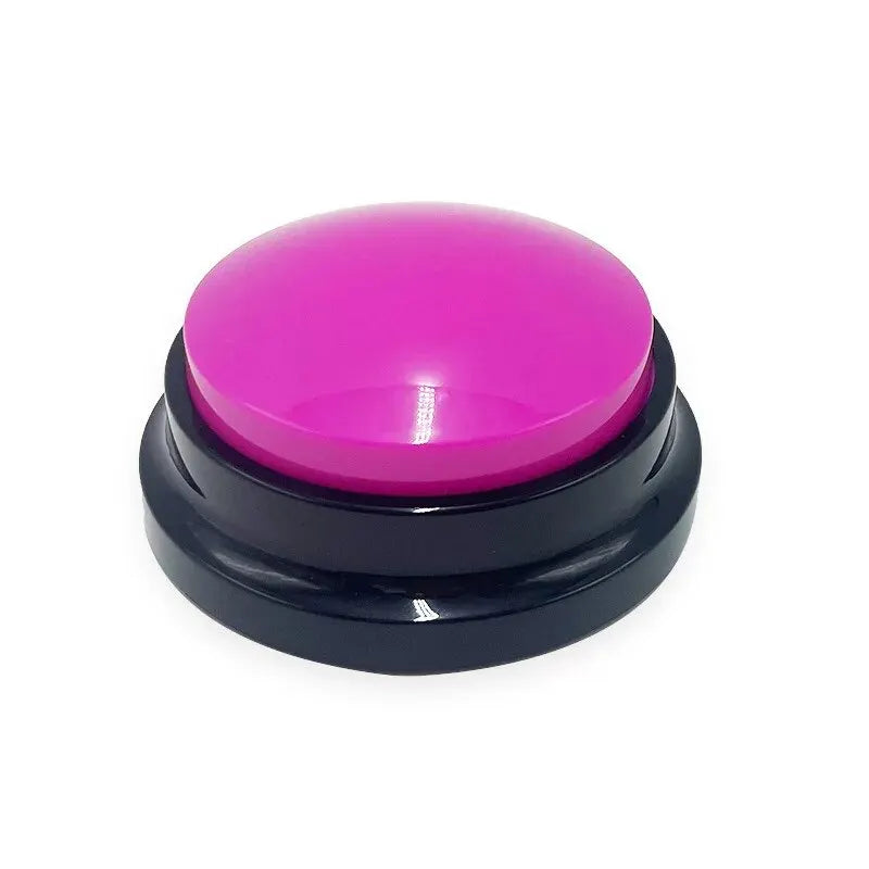 Recordable Talking Button for Dogs - Burgundy