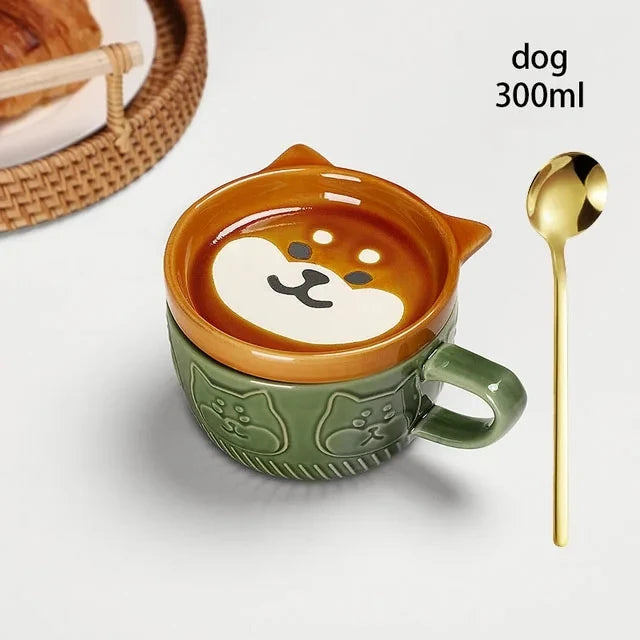 Animal Mug with Lid