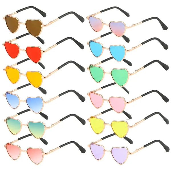 Heart-Shaped Pet Sunglasses