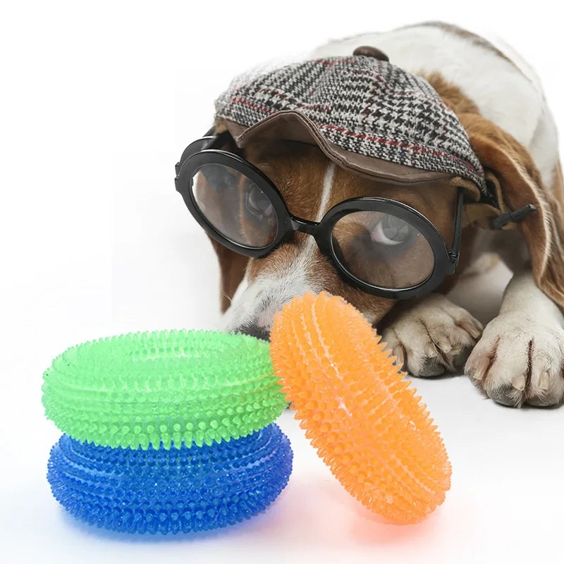 Spiky Ring Squeaky Chew Toy