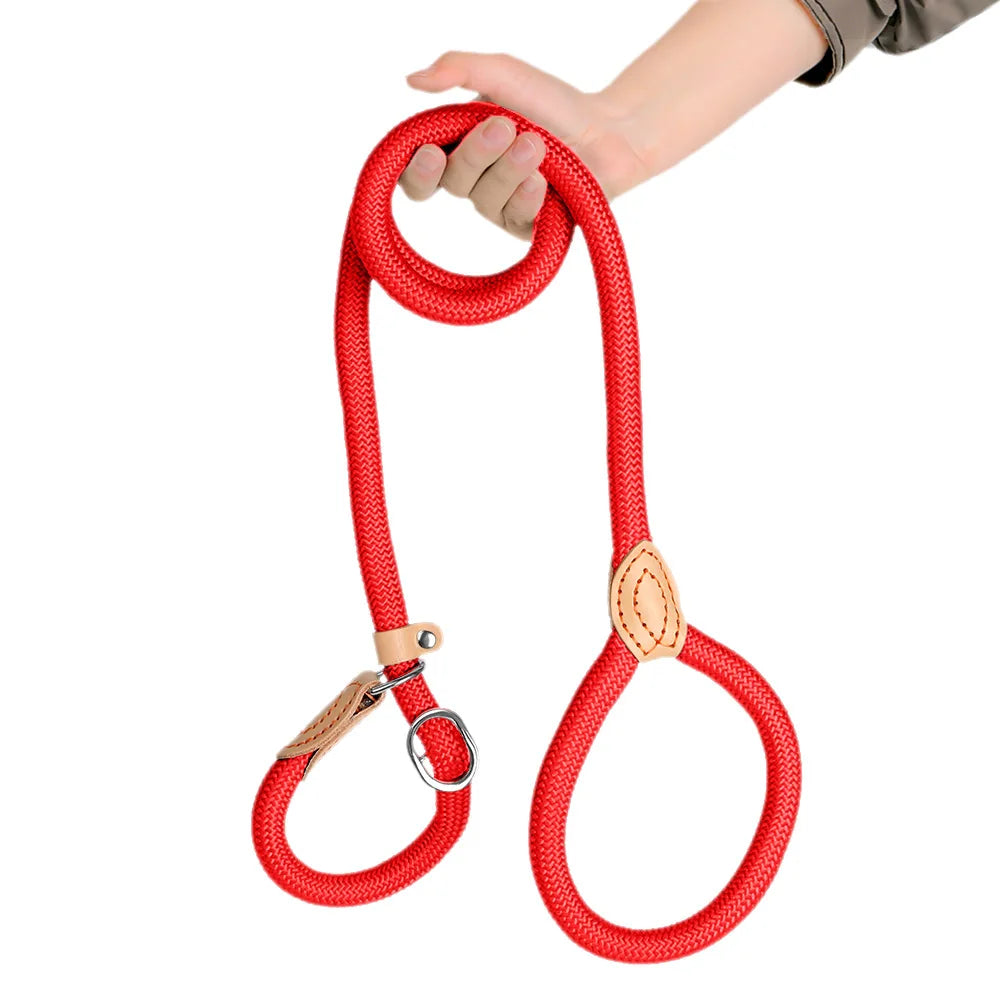 Braided Slip Lead, 1.5 m - 0.6 cm / Red