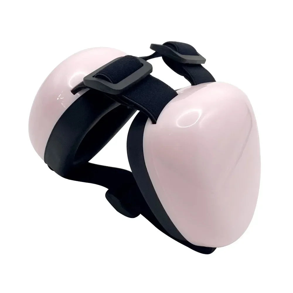 Hard-Shell Ear Defenders for Dogs - Pink, L