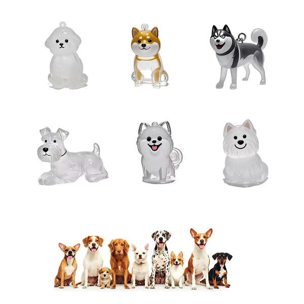 Pet Silhouette Fur Keepsake Keyring