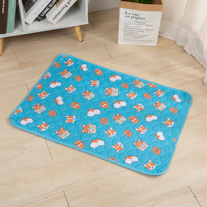 Reusable Washable Pee Pad for Dogs - Corgi / 50x35 cm