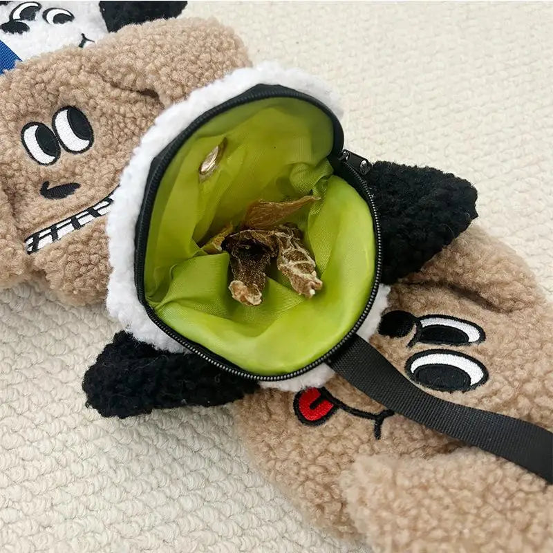 Plush Puppy Poop Bag Holder