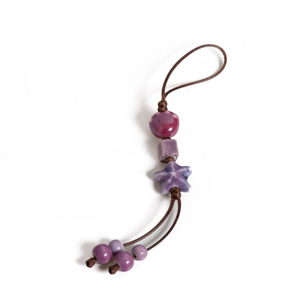 Ceramic Star Cat Paw Charm