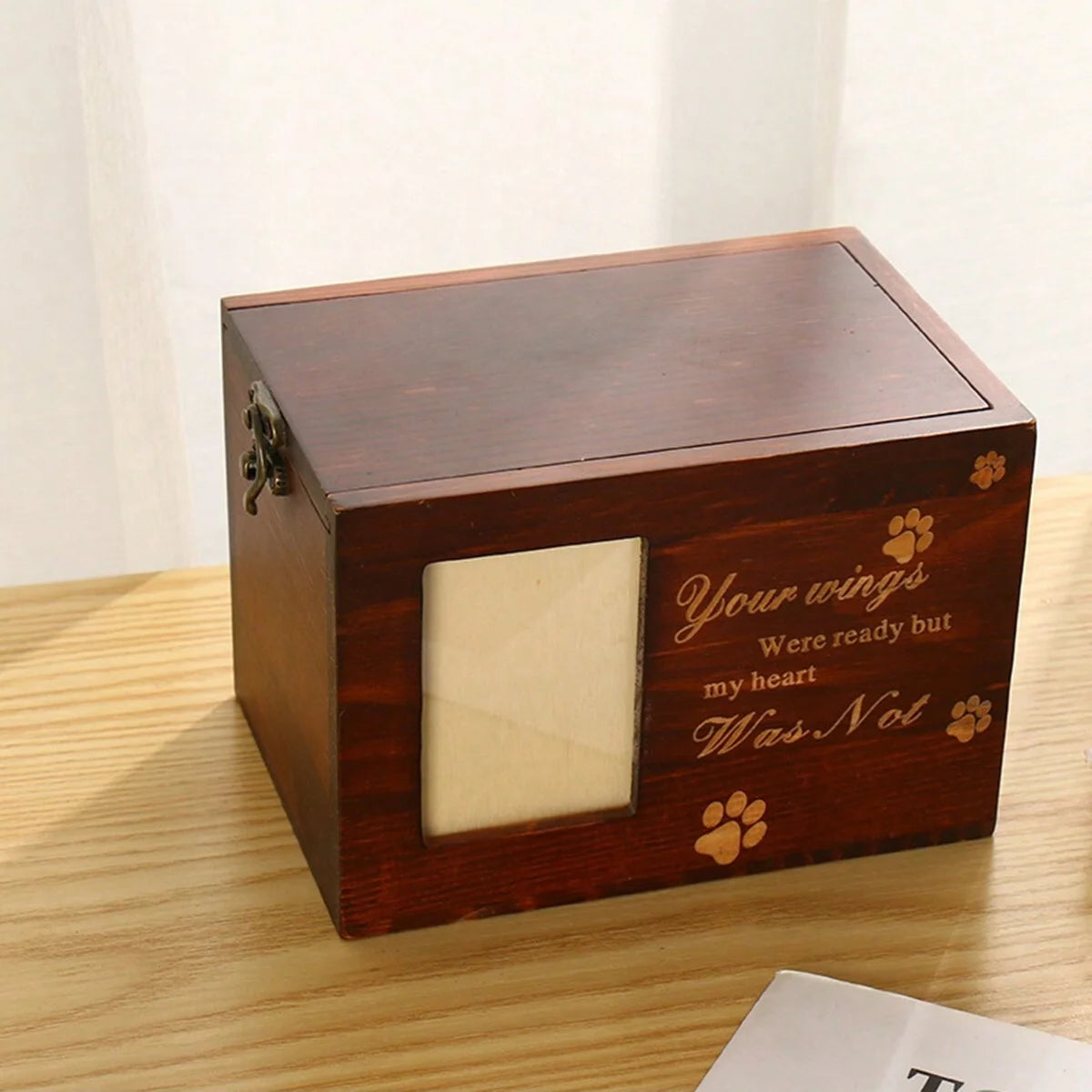 Solid Wood Pet Urn
