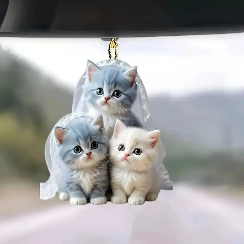 Hanging Cat Ornament