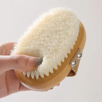 Natural Bristle Pet Bath Brush