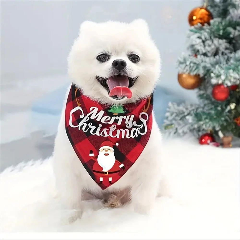 Christmas Tartan Dog Bandana