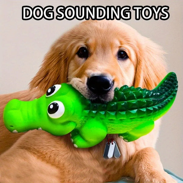 Latex Crocodile Squeaky Toy