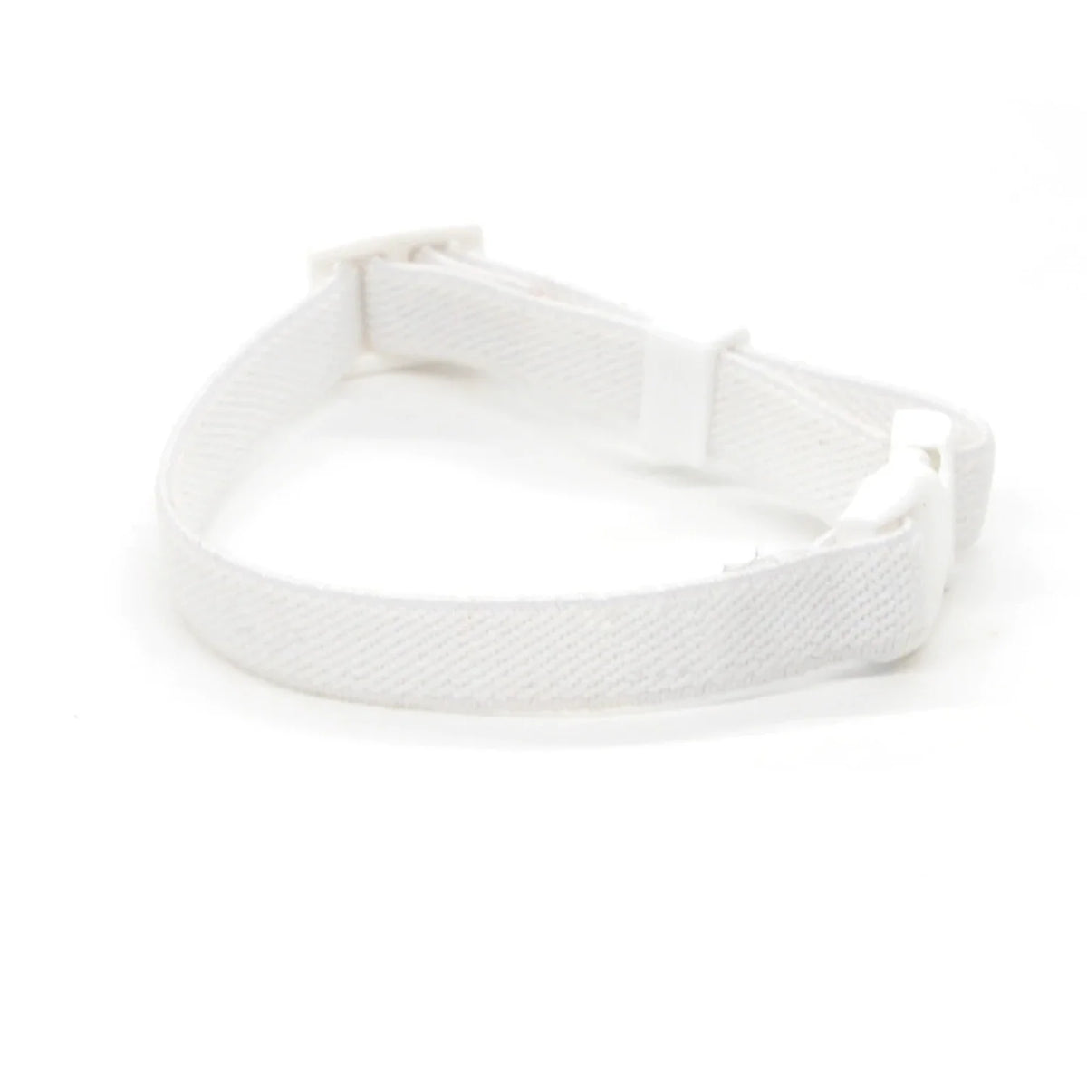 Stretchy Elastic Safety Collar for Cats - White / S (16 to 25 cm)