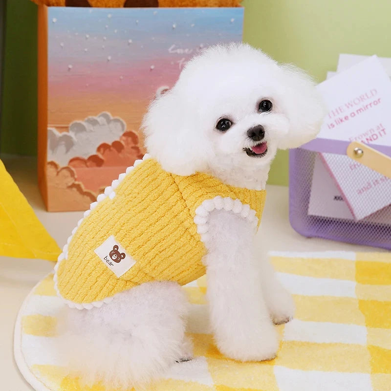 Fleece Teddy Coat for Small Dogs