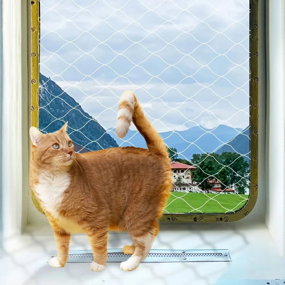 Clear Cat Safety Net for Balconies and Windows
