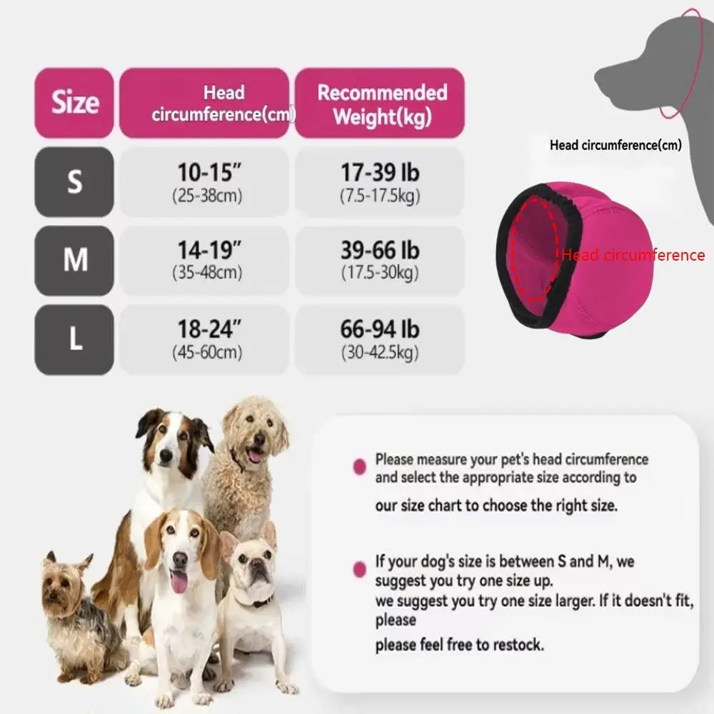 Noise-Reducing Ear Covers for Dogs