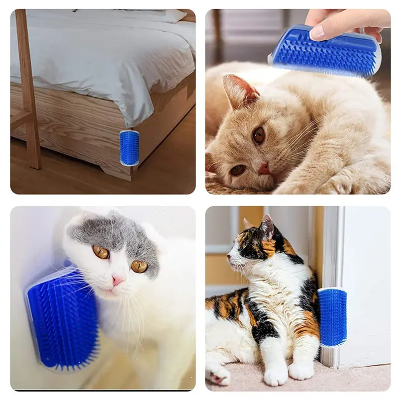 Cat Self-Groomer Corner Brush