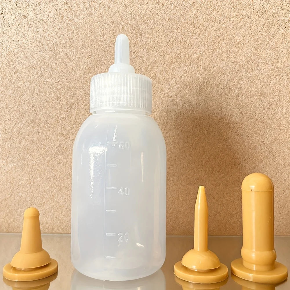 Puppy and Kitten Feeding Bottle, 60 ml - Yellow