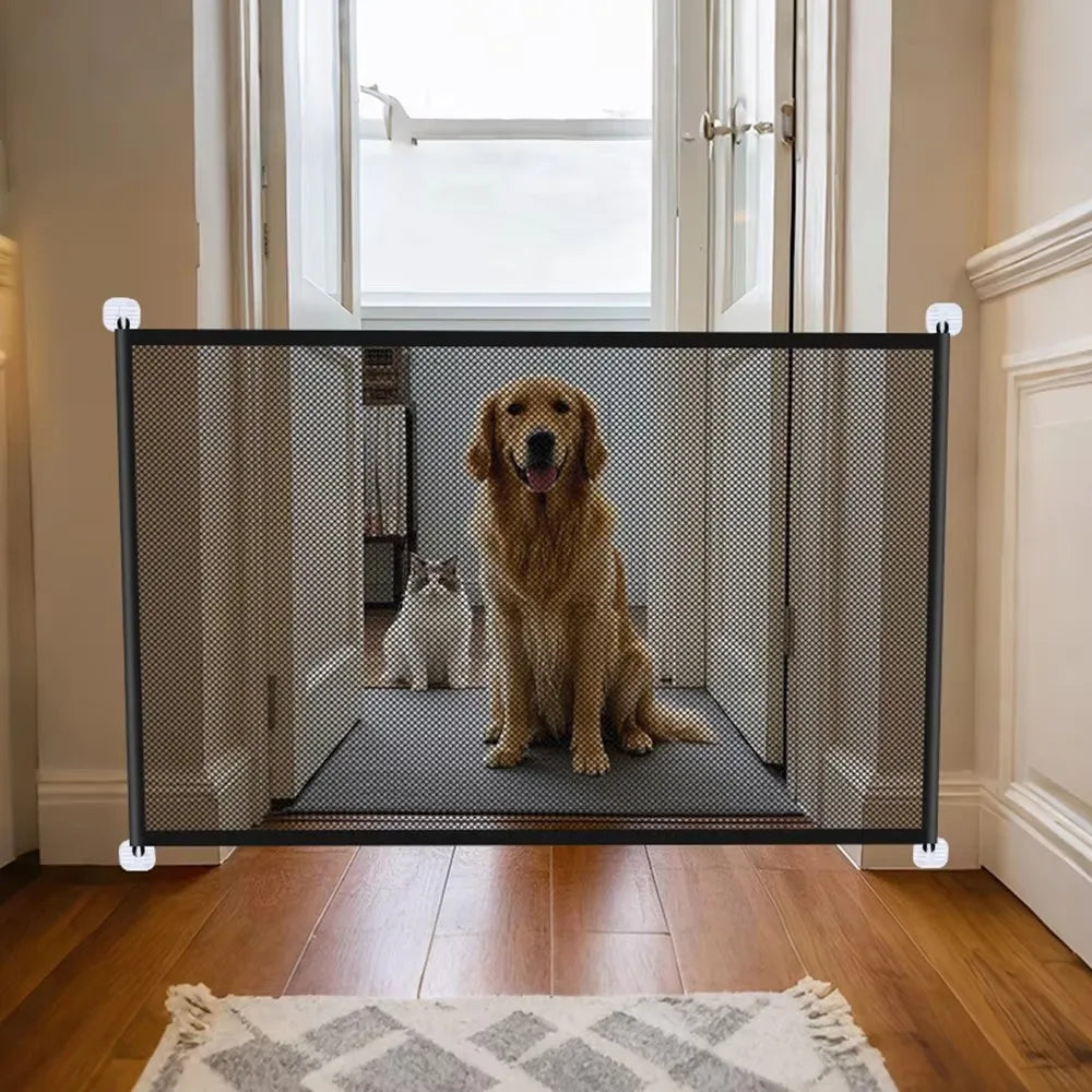 Folding Mesh Pet Gate, Size M