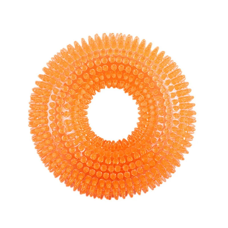 Spiky Ring Squeaky Chew Toy