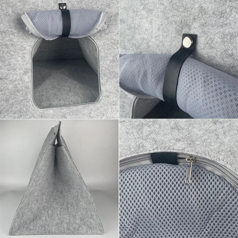 Felt Cat Cube Bed