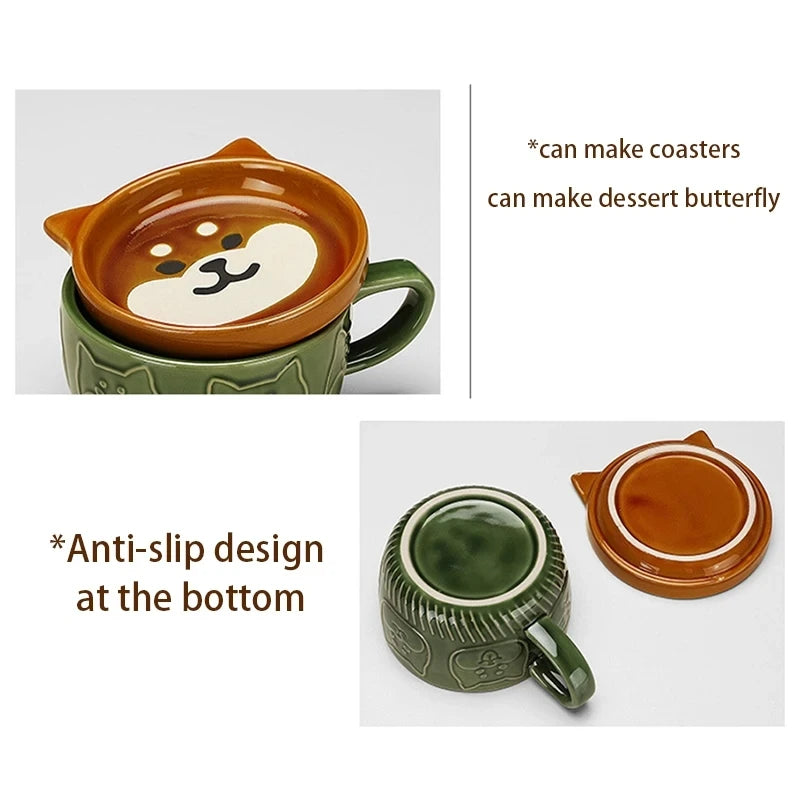 Animal Mug with Lid